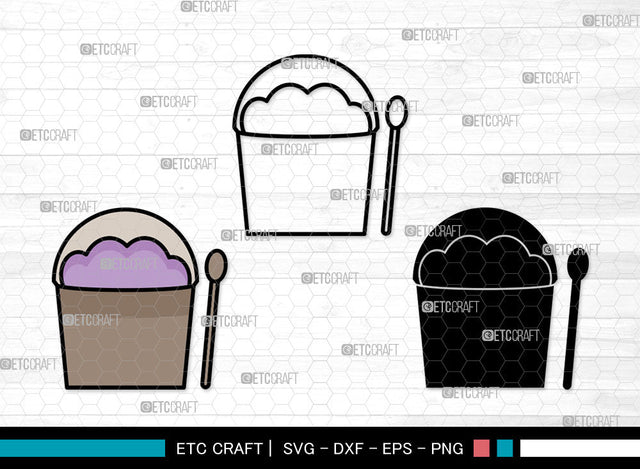 Cup Icecream Icons Color, Cup Icecream Svg, Icecream icon Svg, Cup Icecream Icons, Cup Icecream Icon Bundle, Icon Bundle, Svg Cut File, Dxf, Eps, Png, SVG ETC Craft 