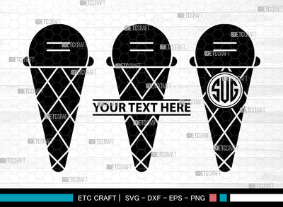 Cup Icecream Icons Monogram, Cup Icecream Svg, Icecream icon Svg, Cup Icecream Icons, Cup Icecream Icon Monogram, Icon Monogram, Svg Cut File, Dxf, Eps, Png, SVG ETC Craft 