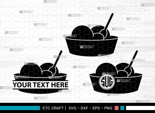 Cup Icecream Icons Monogram, Cup Icecream Svg, Icecream icon Svg, Cup Icecream Icons, Cup Icecream Icon Monogram, Icon Monogram, Svg Cut File, Dxf, Eps, Png, SVG ETC Craft 