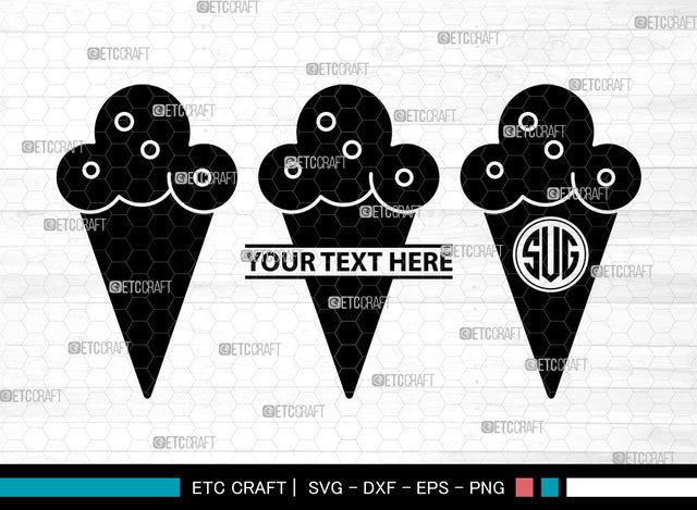 Cup Icecream Icons Monogram, Cup Icecream Svg, Icecream icon Svg, Cup Icecream Icons, Cup Icecream Icon Monogram, Icon Monogram, Svg Cut File, Dxf, Eps, Png, SVG ETC Craft 