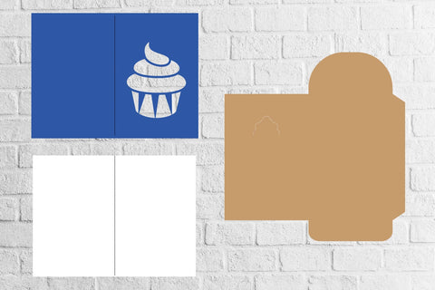 Cupcake Birthday Card 2 SVG zafrans studio 