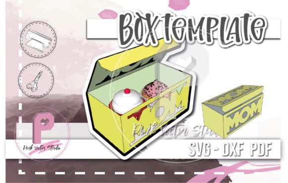 CupCake Box: Mom SVG Marcel Lopez Torge 