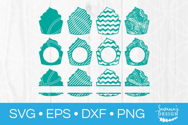 Cupcake Bundle SVG SavanasDesign 