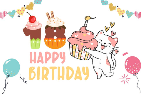 Cupcake Color fonts SVG Fox7 By Rattana 