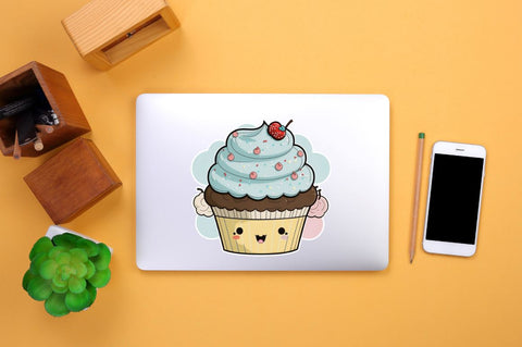 cupcake Patty Cake Kawaii Sticker Bundle Sublimation Regulrcrative 