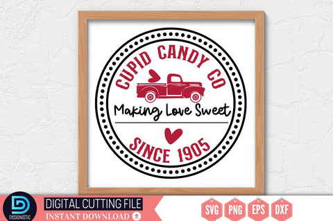 Cupid candy co making love sweet since 1905 SVG SVG DESIGNISTIC 