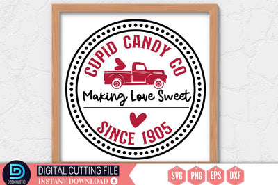 Cupid candy co making love sweet since 1905 SVG SVG DESIGNISTIC 