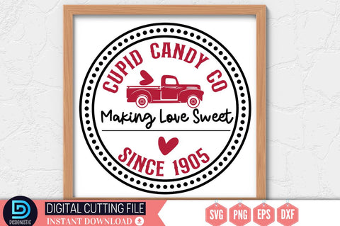Cupid candy co making love sweet since 1905 SVG SVG DESIGNISTIC 
