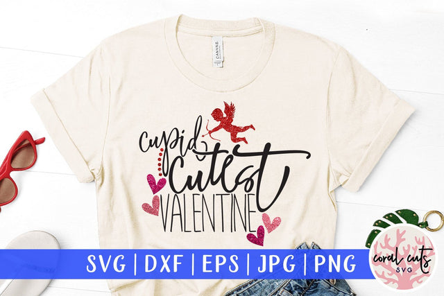 Cupid Cutest Valentine – Love & Valentine SVG EPS DXF PNG SVG CoralCutsSVG 