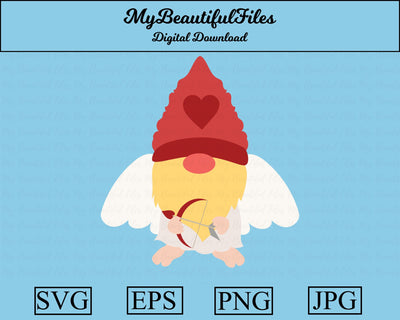 cupid gnome SVG MyBeautifulFiles 