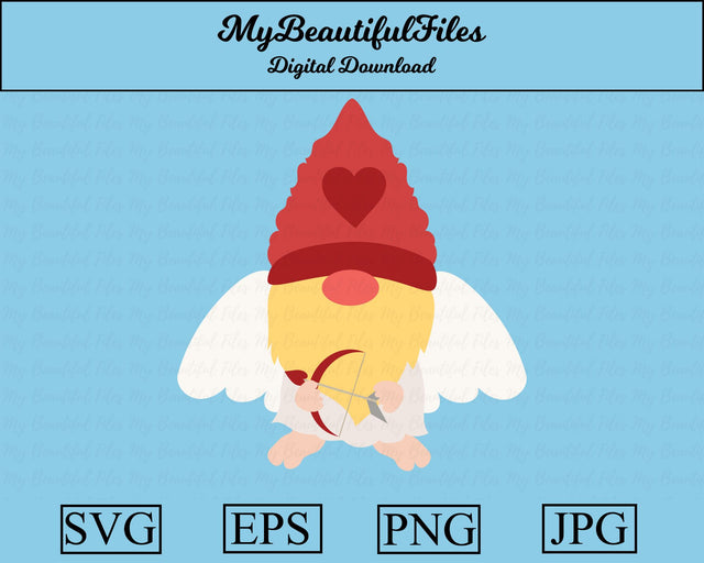 cupid gnome SVG MyBeautifulFiles 
