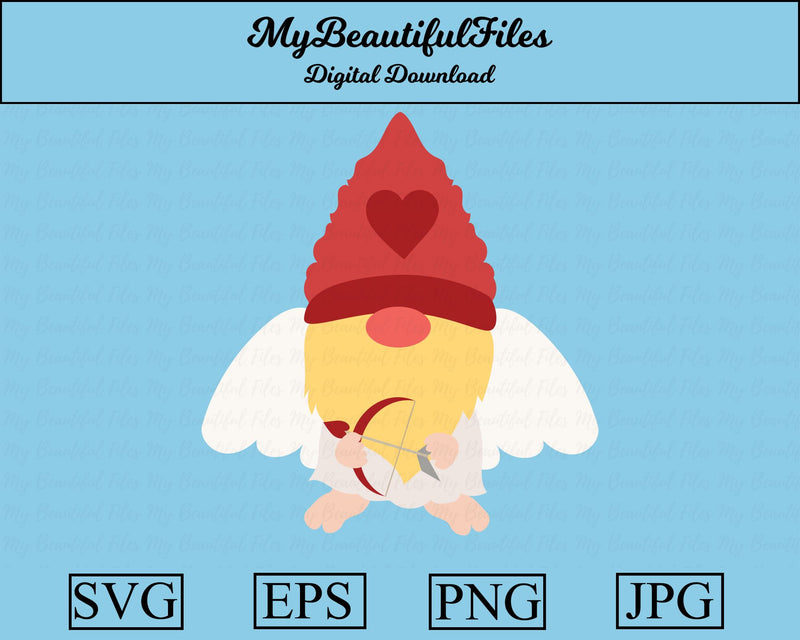 cupid gnome SVG MyBeautifulFiles 