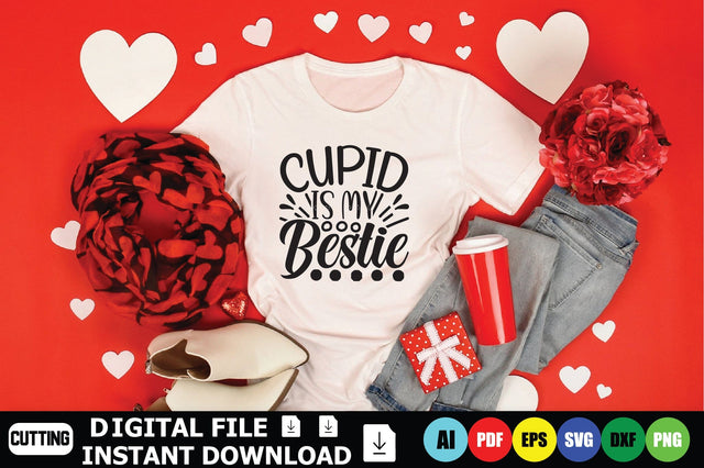 Cupid Is My Bestie SVG Shahin alam 