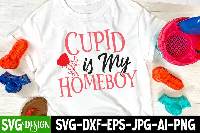Cupid is my Homeboy SVG Cut File SVG BlackCatsMedia 
