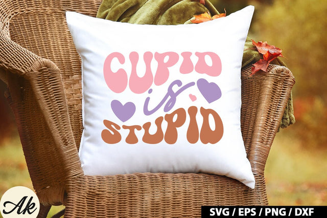Cupid is stupid Retro SVG SVG akazaddesign 