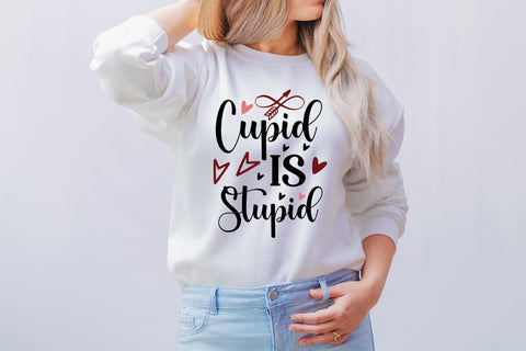 Cupid Is Stupid SVG SVGs,Quotes and Sayings,Food & Drink,On Sale, Print & Cut SVG DesignPlante 503 