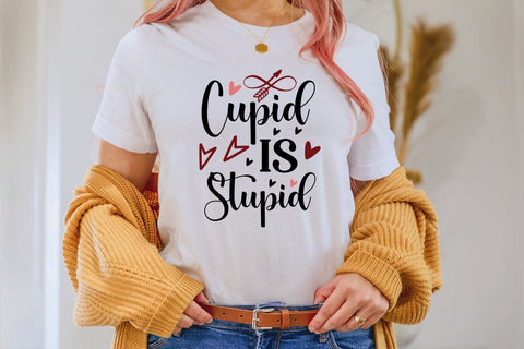 Cupid Is Stupid SVG SVGs,Quotes and Sayings,Food & Drink,On Sale, Print & Cut SVG DesignPlante 503 