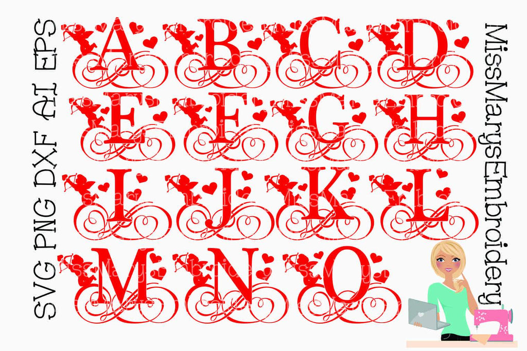 Cupid Letters - So Fontsy