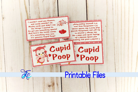 Cupid Poop Bag Topper 3D Paper Family Creations 