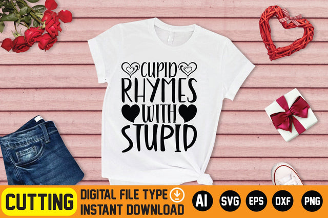 Cupid Rhymes with Stupid SVG CraftlabSvg29 