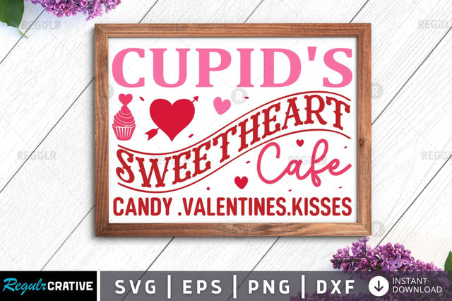 Cupid s Sweetheart cafe candy SVG SVG Regulrcrative 