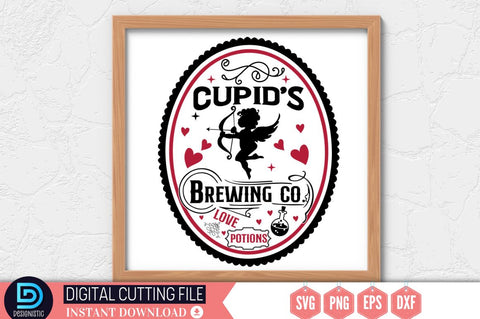 Cupid's brewing co. love potions SVG SVG DESIGNISTIC 