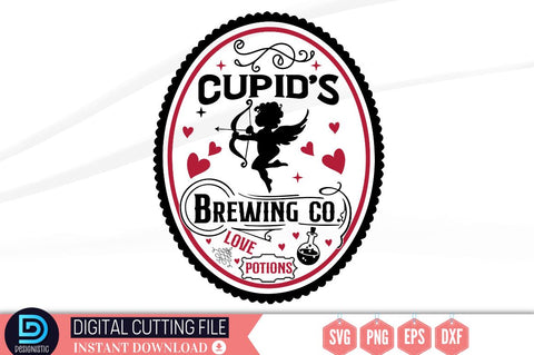 Cupid's brewing co. love potions SVG SVG DESIGNISTIC 