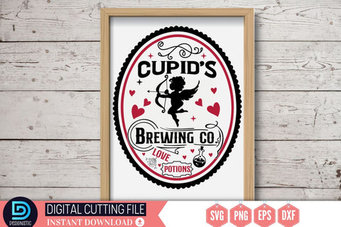 Cupid's brewing co. love potions SVG SVG DESIGNISTIC 