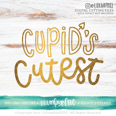 Cupid's Cutest SVG Lilium Pixel SVG 