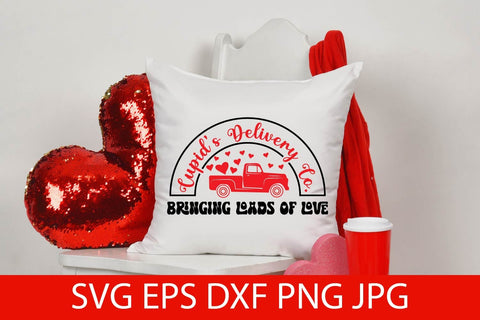Cupid's Delivery Co Svg, Loads Of Love Free For Commercial Use SVG Sintegra 