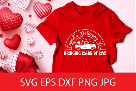 Cupid's Delivery Co Svg, Loads Of Love Free For Commercial Use SVG Sintegra 