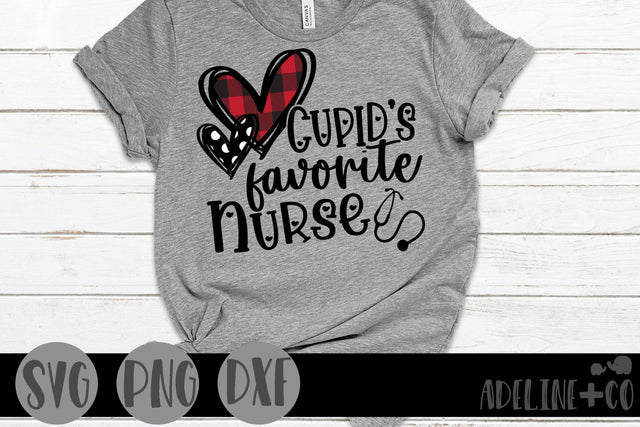 Cupid's favorite Nurse, Valentine's day SVG Adeline&co 