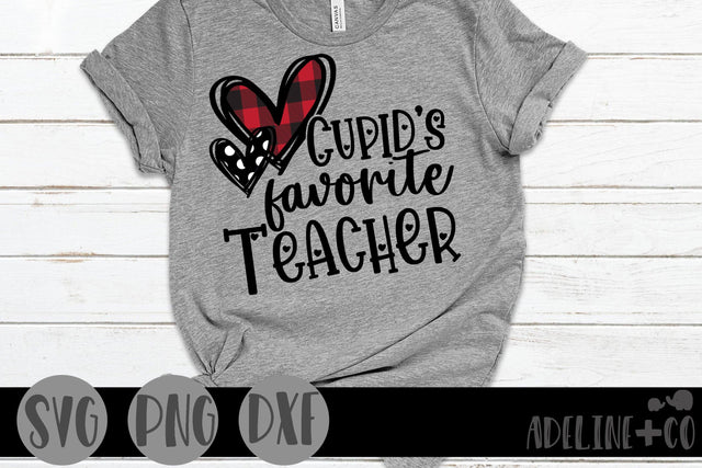 Cupid's favorite Teacher SVG Adeline&co 