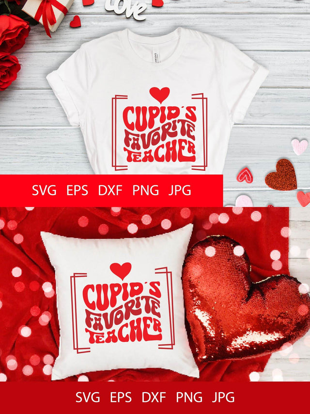 Cupid's Favorite Teacher SVG PNG Free For Commercial Use SVG Sintegra 