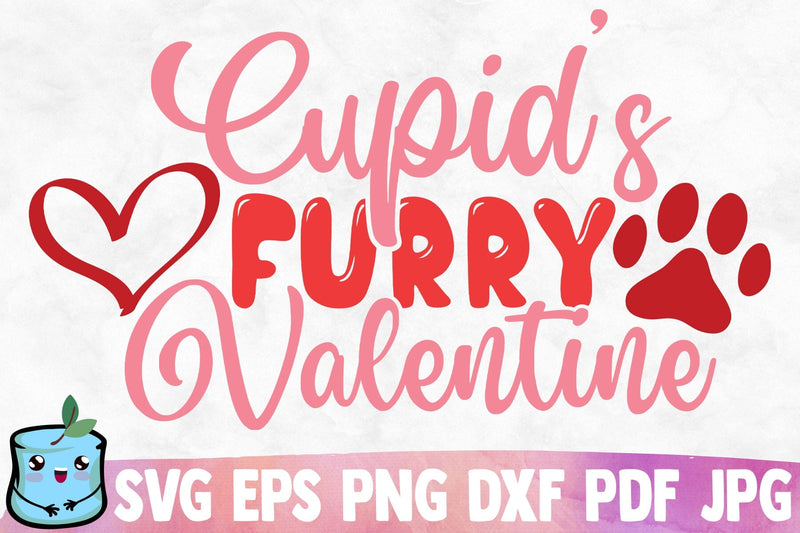Cupid's Furry Valentine SVG MintyMarshmallows 