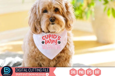 Cupid's furry valentine SVG SVG DESIGNISTIC 