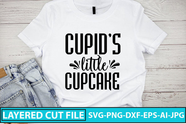 Cupid's Little Cupcake Svg Cut File SVG Syaman 