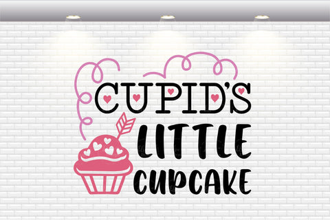 Cupids Little Cupcake - SVG, PNG, DXF, EPS SVG Elsie Loves Design 
