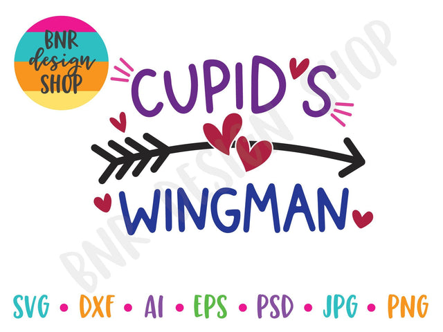Cupid's Wingman SVG SVG BNRDesignShop 