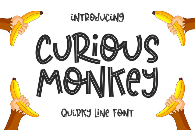 Curious Monkey Font Abo Daniel Studio 