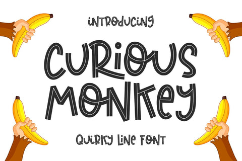 Curious Monkey Font Abo Daniel Studio 