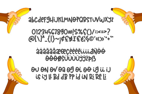 Curious Monkey Font Abo Daniel Studio 