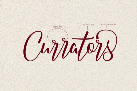 Currators script Font Akrt Std 