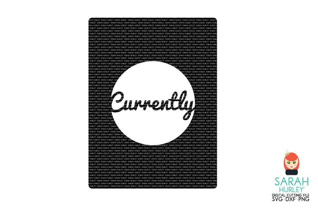 Currently Journalling Card SVG Sarah Hurley 