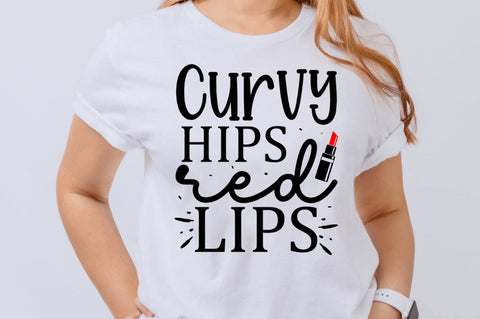 Curvy hips red lips SVG SVG Regulrcrative 