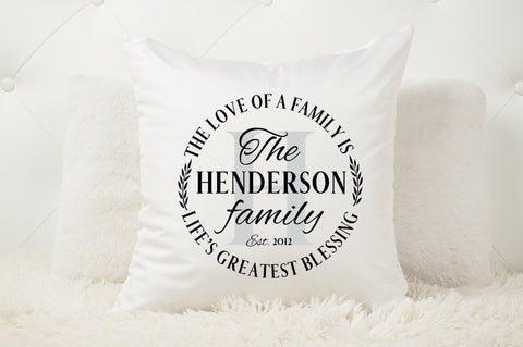 Customizable Monogram Last Name SVG - Farmhouse Sign SVG, Last Name SVG SVG Simply Cutz 