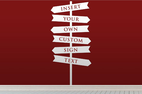 Customizable Sign Post SVG Designed by Geeks 