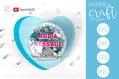 Cut Files Candy Conversation Hearts | Candy Holder Dome | Valentine's Gift | + TUTORIAL 3D Paper Marlene Campos 