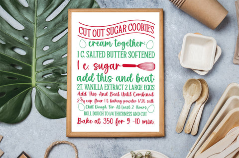 Cut out sugar cookies cream together SVG Design SVG Regulrcrative 