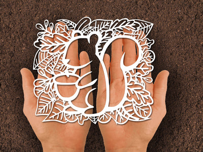 Cut squirrel nut Leaf paper cut SVG Johan Ru designs 